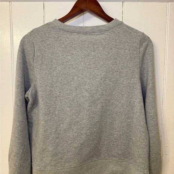 Melanie Lyne Heather Grey Sweater with Pearl Embellishments - Picture 3 of 5